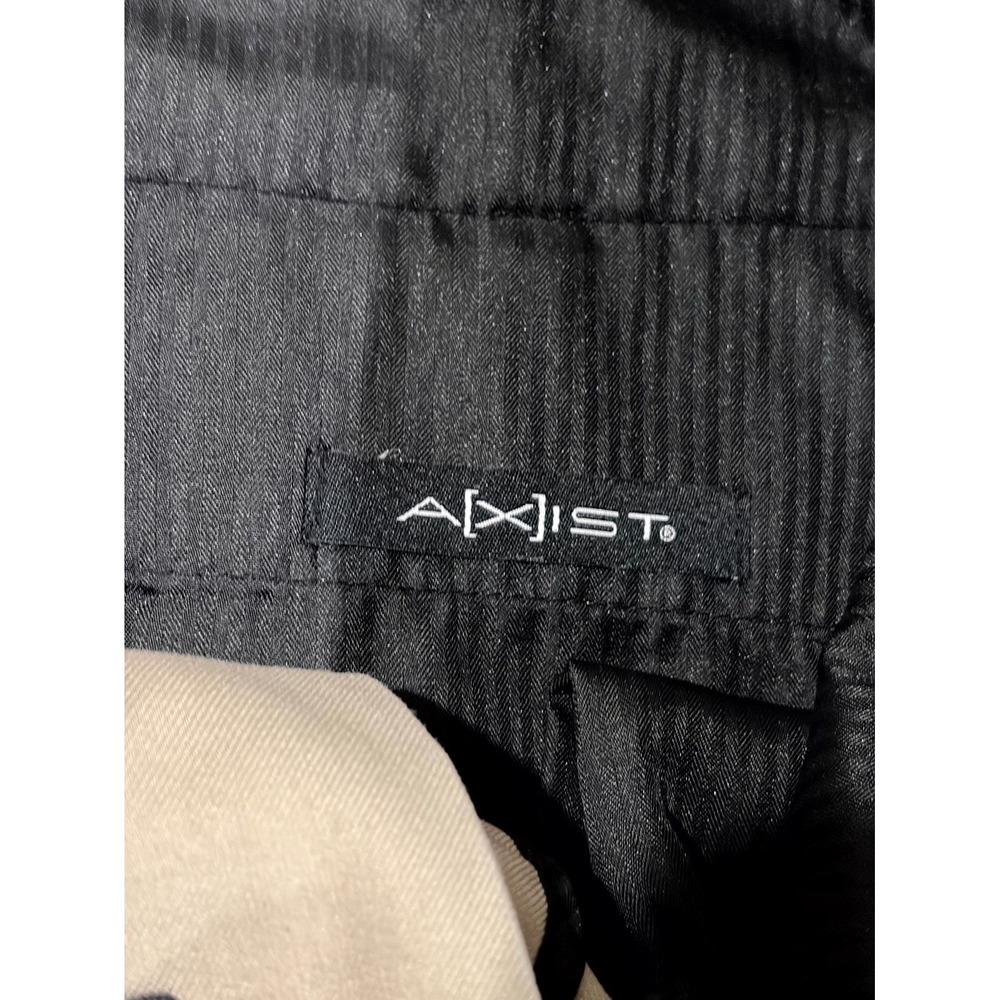 Axist Chino Pants Men 36x30 Beige Flat Front Mid Rise Straight Leg Slash Pockets - Picture 12 of 16